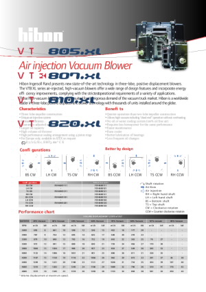 VTB 807.XL (m3/h)
