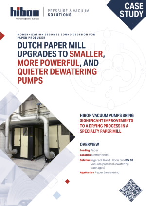 Case Study in paper mills industry with dewatering package