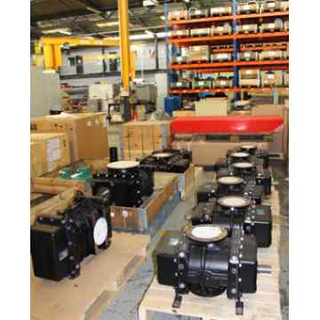 Exchange of old rotary blowers positive displacment vacuum pumps with new pumps solution