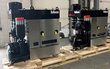 Hibon VTB820 truck package used for sewer treatment in United States with air injection blowers