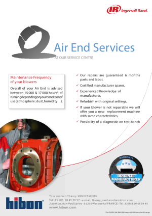 Air End Dienstleistungen in unserem Service Center